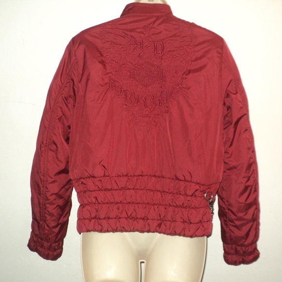 harley davidson womens puffer jacket